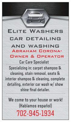 Elite Washers Mobile Detailing & Car Washing