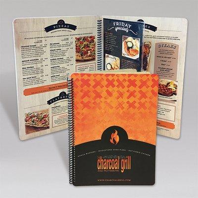 Charcoal Grill & Rotisserie - Design & Synthetic Printed Menus