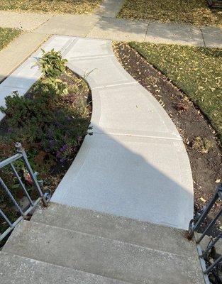 Front/Side walkway Install.