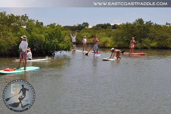 East Coast Paddle tour in New Smyrna Beach