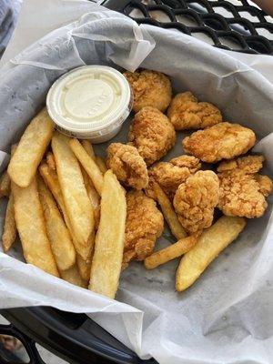 Kids popcorn chicken