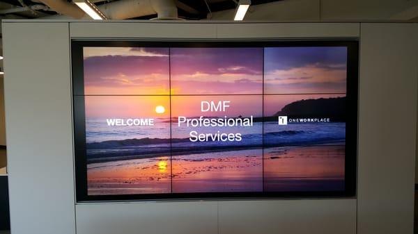 Welcoming party for DMF Professional Services look us up on Facebook residential and commercial projects.