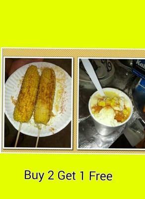 Corn on a Cob or in a Cup