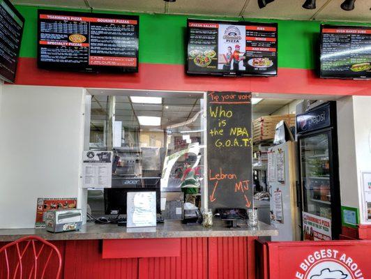 Front Counter at Toarmina's Packard