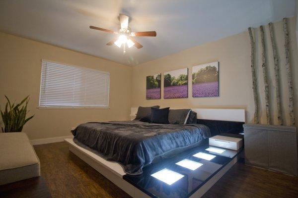 Modern Interior Design and Decorating for a College Park Condo.