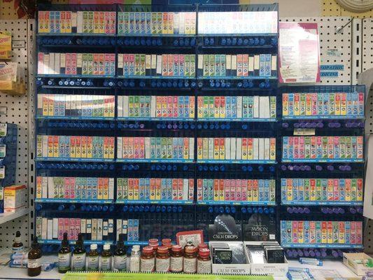 Nice homeopathic selection