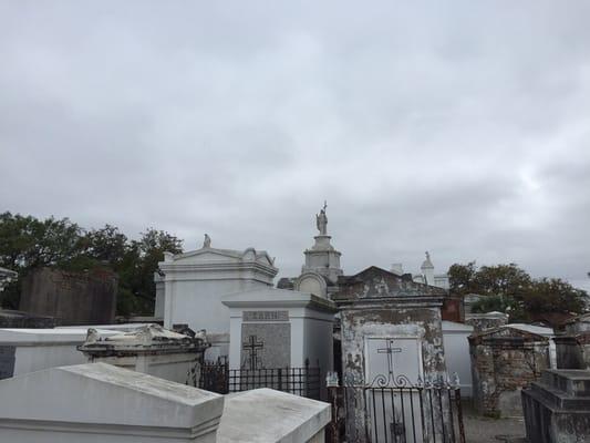 Cemetary includes Marie Laveaue, civil rights icon Homer Plessy, former mayors, revolutionary war era figures and Nick Cage?