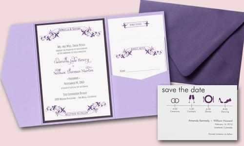 Pocketfold Wedding Invitations