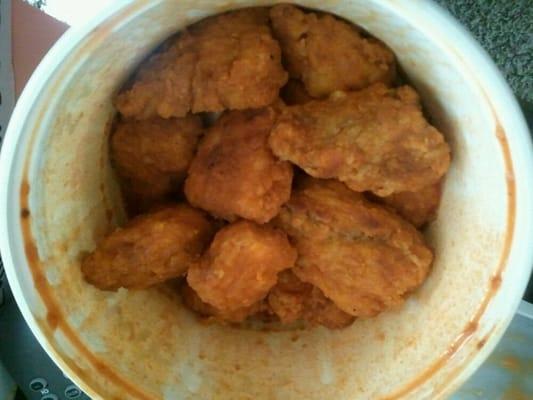 Boneless buffalo wings