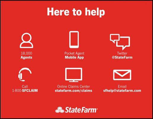 Joy Liberio State Farm insurance Agency is here to Help