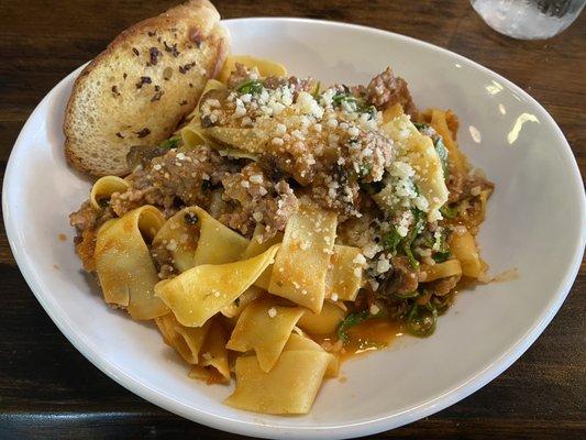 Italian Sausage pasta Olio