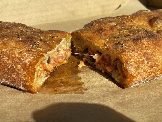 Italian stromboli + mushrooms