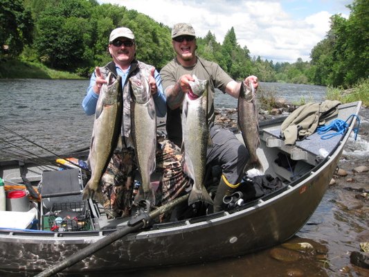 McKenzie River Spring Chinook often bring smiles