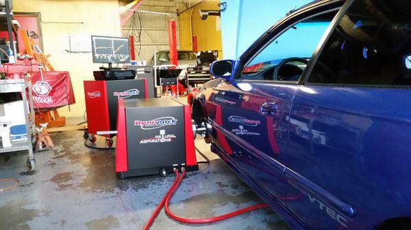 Honda Civic SI on the Dyno