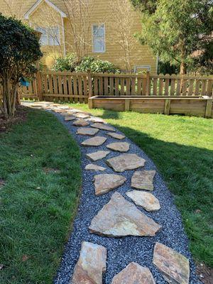 Flagstone Walkway