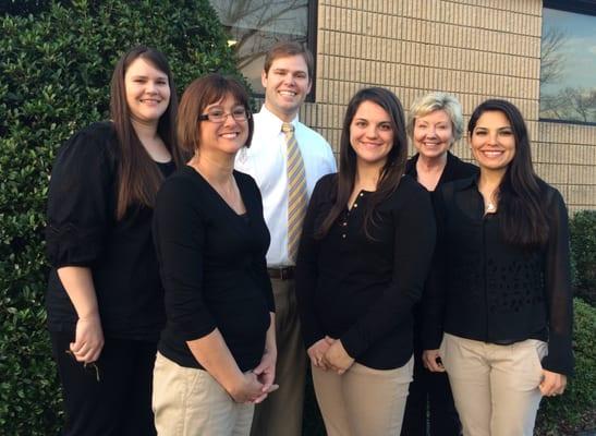 Dr. Ken Randall and his dental team.