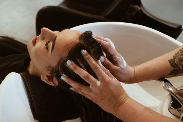 Luxury shampoos with massage