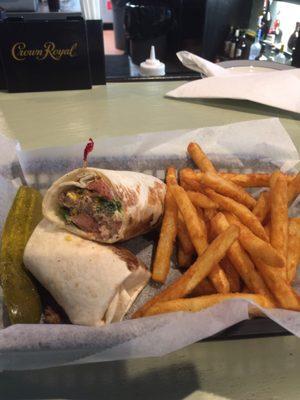 Such a yummy cheeseburger wrap ! Thanks Ronson  Your the best !