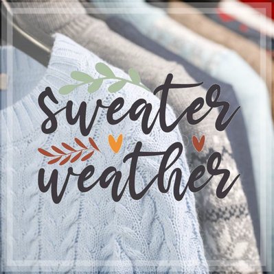 Get ready for fall and winter by dry cleaning your sweaters!