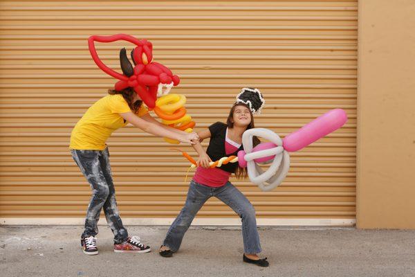 Fun with balloon animals!