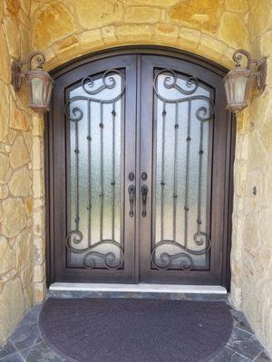 Copper Iron Door