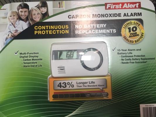 How old is your carbon monoxide detector? How old are the batteries?  First alert carbon monoxide detectors now have a 10 yea...