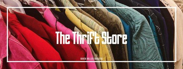 'The Thrift Store' Photo of colorful clothing on rack