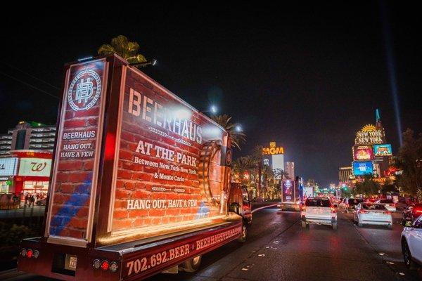 Beerhaus Custom Iconic Mobile Billboard