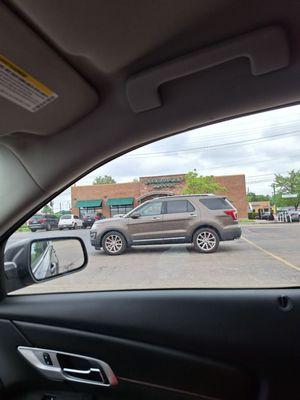 Picture of this Starbucks from my car.