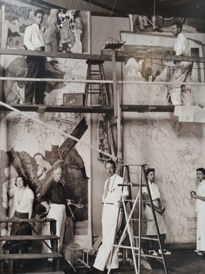 Painting the original murals