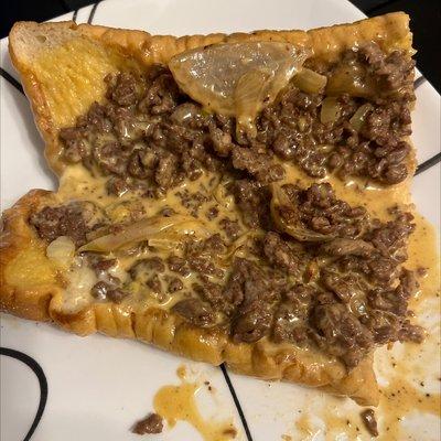 Ground beef cheesesteak?