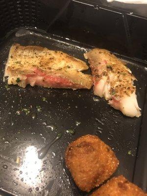 Supposed to be a kids tilapia. Not sushi.