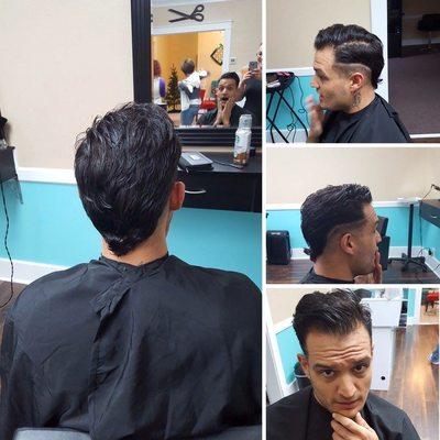 Men's haircut  and services are also our speciality!