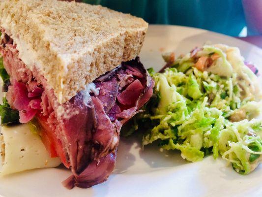 Roast beef sandwich 4/5 13.95