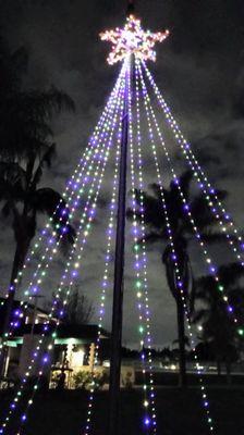 Christmas tree lighting at Our Savior Lutheran Church and COOS Preschool.