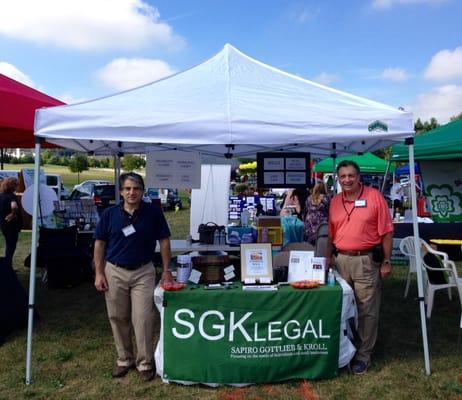 On Saturday, September 19th, SGKLegal Attorney's, Larry Kroll and Alan Gottlieb honored East Brunswick by supporting the comm...