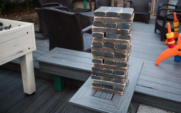 Giant Jenga blocks!