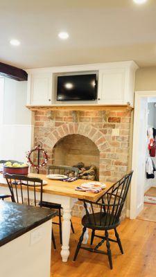 fireplace surround with tv