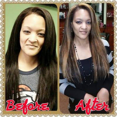 Custom Color with Sew In