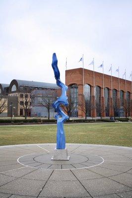 Statue at White River State Park