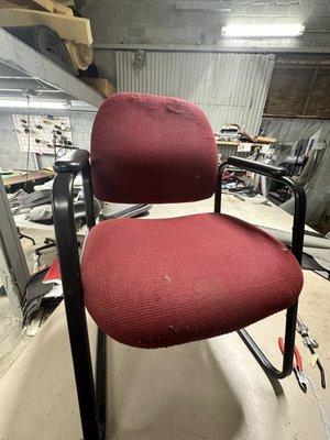 before of office chair