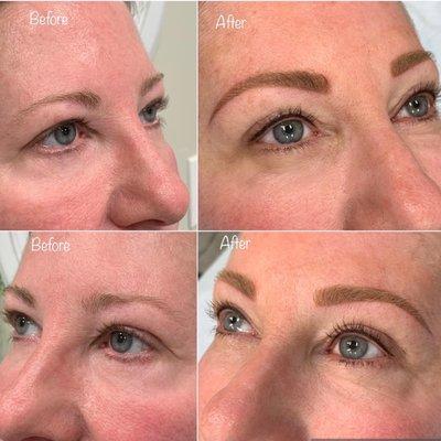 Powder Brows & Lash line enhancement