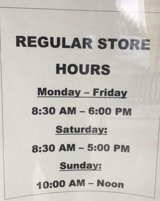 Business hours