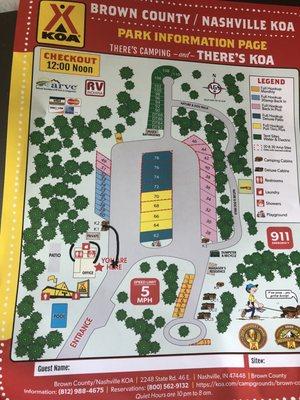 Campground map