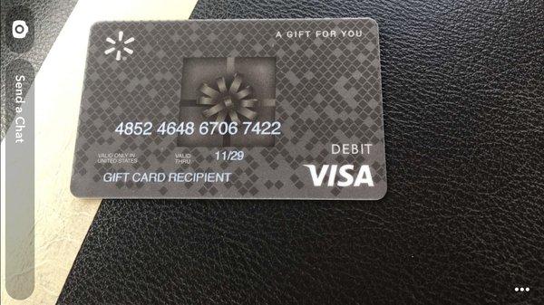 Visa debit card