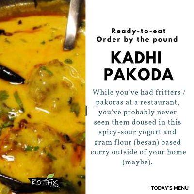 Homestyle Kadhi Pakoda