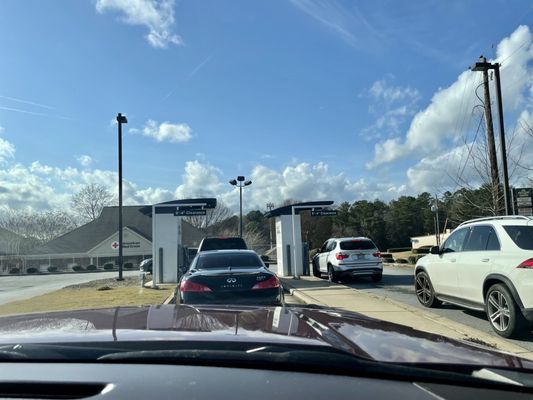 Drive thru is very busy today 12/31/21