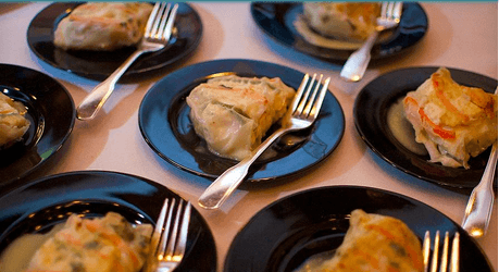 Halibut en croute small plate