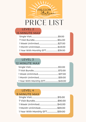 Our Price List