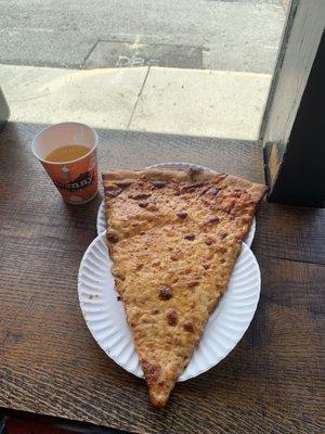 That's one huge slice!